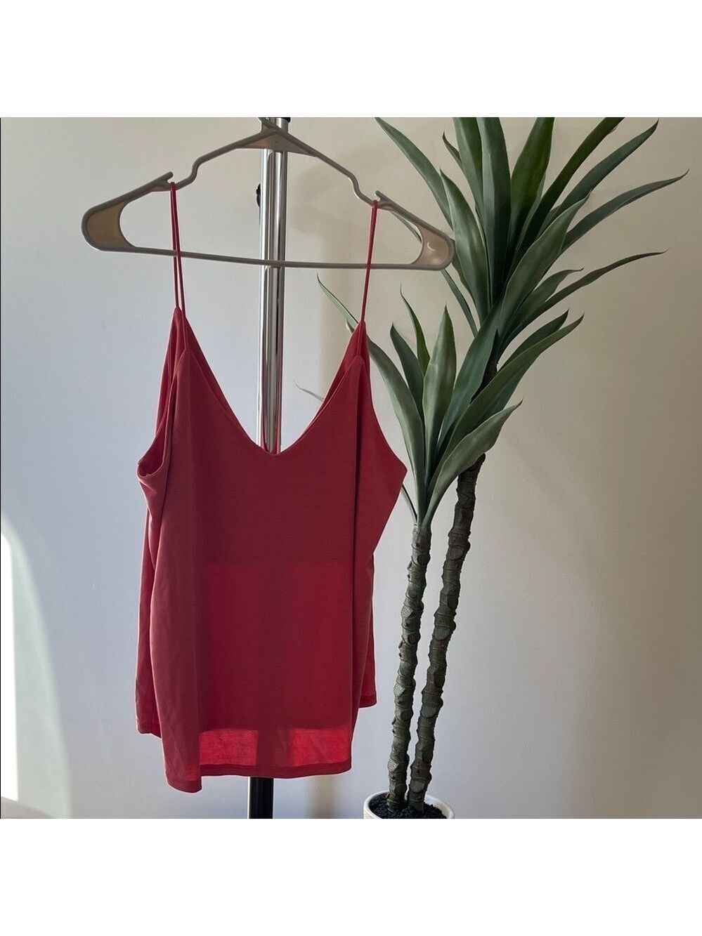 Double Zero Vibrant Red Camisole Top